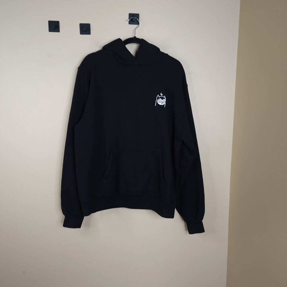 Madhappy Moonbirds Black Fleece Lined Hoodie Size XL